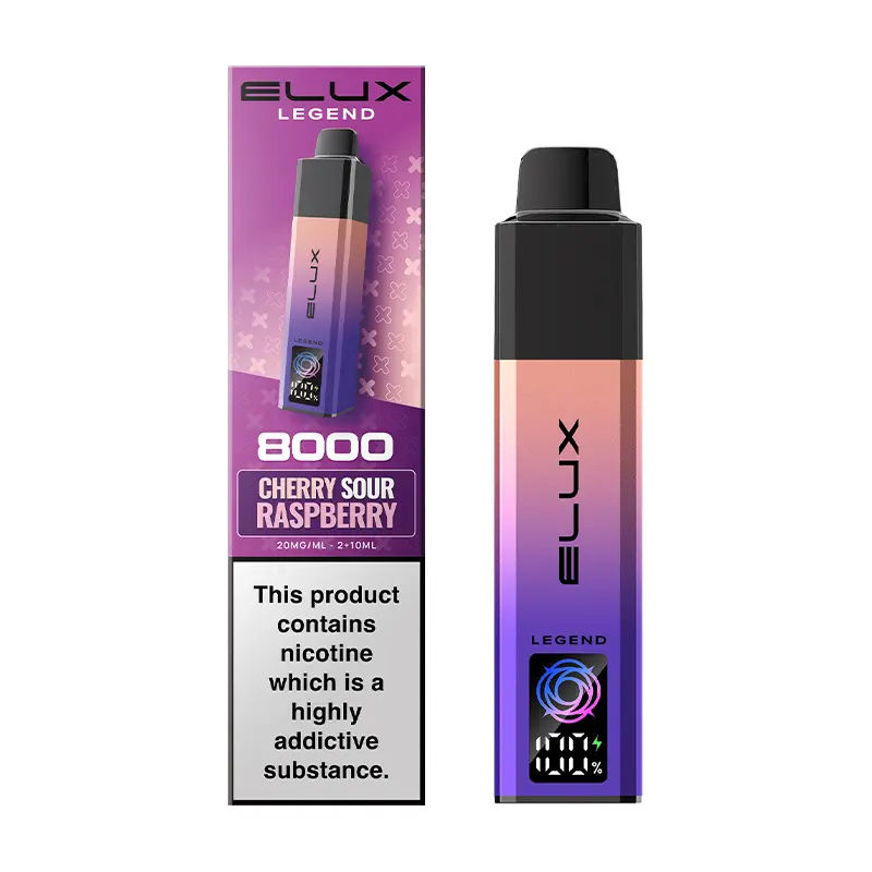 Cherry Sour Raspberry Elux Legend 8000 Prefilled Pod Kit